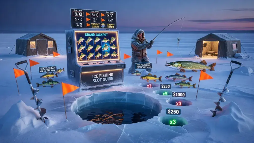 Ice Fishing Slot Guide: How the Jackpot, Bonus, Free Spins, and Big Wins Work